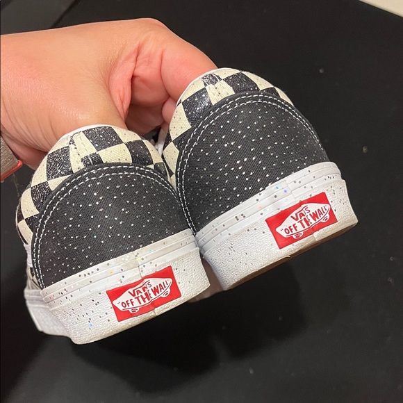 Vans Black and White Checkered Shoes - Picture 5 of 9